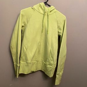 GapFit Lime Green zip-up jacket